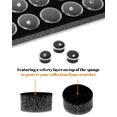 thumbnail image 5 of Novel Box Black Tray Foam Sheet 7.8X7.8X0.75 with 25 Gem Jars - Jewelry Display Trays, 5 of 8