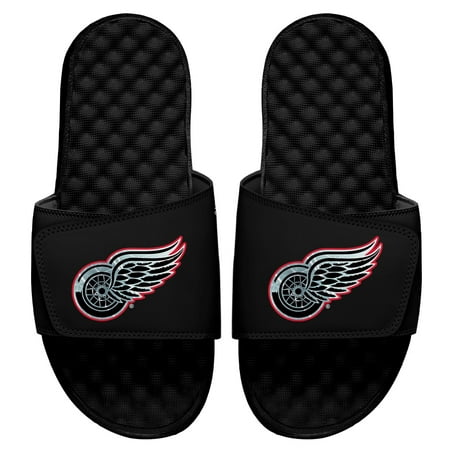 

Men s ISlide Black Detroit Red Wings Ice Clipping Mask Slide Sandals