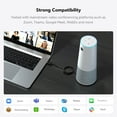 thumbnail image 5 of Nuroum C20HD 1080P Video Conferencing Camera with Microphone and Speaker, All in One, AI Noise-Cancellation, White,New, 5 of 9