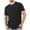 Black, variant on Men's T-Shirts Soft Cotton Blend Crew Neck Tee M - 4XL Athletic Fit Plain Basic T-Shirt for Men Red