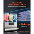 thumbnail image 2 of VEVOR Máquina comercial para hacer granizados, batidos y bebidas congeladas con tanque de 12 L x 3 pulgadas, 2 of 9