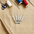 thumbnail image 4 of NUOLUX 30Ud Clips Para De Metal Para Crear Accesorios Únicos Con Pin Simple De Color Plata, 4 of 6