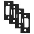 thumbnail image 1 of Luxshiny 4Pcs Reinforced Door Strike Plate With Screws Black For Commercial Users In Office Use, 1 of 8