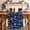 Blue, variant on Christmas Red Table Runner 48 Inches Long Farmhouse Dress Scarves, Peace Love Xmas Holiday Dining Tablerunner for Coffee Table/Kitchen Island/Party Décor, 13" x 48"
