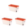 thumbnail image 3 of Ounissouiy Manténgase libre de preocupaciones Maceta de autorriego: evite la putrefacción y la absorción de agua uniforme Maceta naranja Type1 NO1, 3 of 6