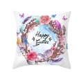 thumbnail image 2 of Almohada De Huevo De Conejo De Pascua, Decoraciones Para El Hogar De Pascua, Funda De Almohada Cuadrada Duradera Para Sofá, Librería, Fiesta Yuarrent HA044715-08, 2 of 5