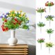 thumbnail image 1 of Set de Flores Artificiales | Hojas de eucalipto y pensamientos | 5 piezas de ramo floral falso surtido | Seda y plástico realistas | Decoración interior y exterior | Arreglo realista de bajo, 1 of 6