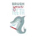 thumbnail image 3 of Grey, Jace 9x14 Black Modern Framed Museum Art Print Titled - Brush Your Teeth, 3 of 5