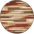 thumbnail image 2 of Rugs.com Equinox Collection Rug – 3' 3 Round Multi Low Rug Perfect For Kitchens, Dining Rooms, 2 of 9