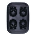 thumbnail image 1 of 4Grids Ice Mold SkullShape NonStick Ice Cubes Maker Mold for Home Bar Restaurant, 1 of 5
