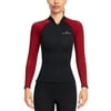 Wetsuit Tops 1\.5mm Wetsuits Surf Suit Women/red S