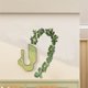 thumbnail image 4 of Flores artificiales, flores falsas, flores artificiales, juego de regalo para mujeres, colgante de pared verde artificial, decoración de interiores, colgante de pared de plástico verde, colgante de pa, 4 of 9