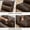 Antique brown, variant on Set of 2 Light Gray Upholstered Dining Chairs with Rubberwood Legs, Modern Fabric Seating for Dining Room, 18W x 24.5D x 38.25H