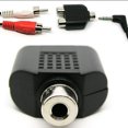 thumbnail image 4 of Injueey Accesorios de divisores de adaptador RCA estéreo tipo Y salida de Audio estable 3,5mm dispositivo divisor accesorio de equipo de Electrónica, 4 of 6