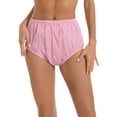thumbnail image 1 of Yanarno Couvre-Couche en Plastique Unisexe pour Adultes Culotte Lavable Culottes d'Incontinence sous-Vêtements Réutilisables Rose P, 1 of 7