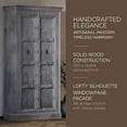 thumbnail image 5 of Maven Lane Mahala Handmade Heritage Wooden Cabinet in Grey Distressed Finish, 5 of 6