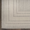 thumbnail image 5 of Nourison Horizon Indoor/Outdoor 2' x 6' Grey Modern Rug, 5 of 10