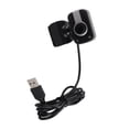 thumbnail image 1 of USB Web Camera, 360 Rotation LED Lights Auto White Balance Auto Color Correction Built in Microphone High Definition Lens Compatible for Netmeeting, 1 of 7