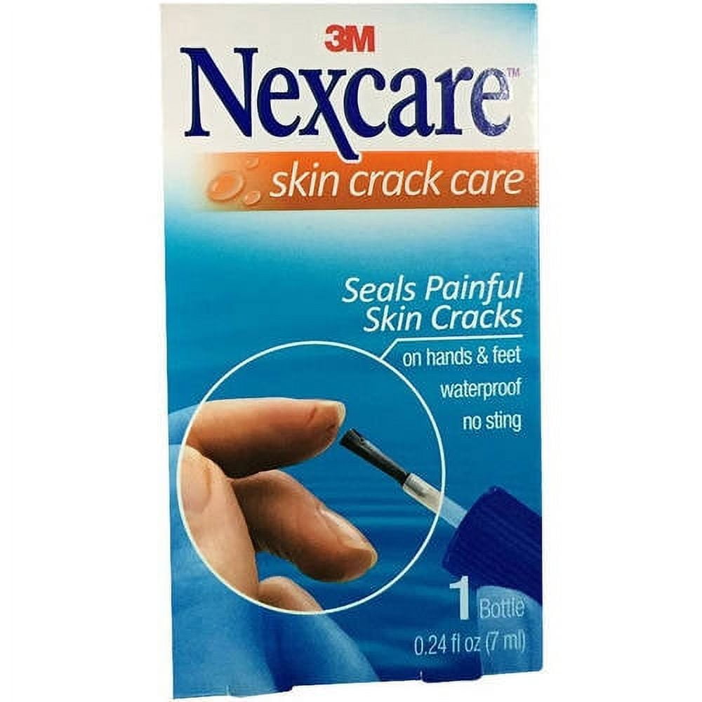3M Nexcare Seals Painful Skin Crack Hands & Feet Waterproof, 0.24oz, 6-Pack