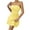 Yellow, variant on yillto Women Strapless Ruched Tube Mini Dress Sleeveless off Shoulder Flowy Ruffle Backless Short Dresses