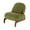 Green & Brown, variant on AENKYO Modern Armless Accent Chair, Velvet Upholstery, Solid Wood Legs, for Living Room Bedroom, Green