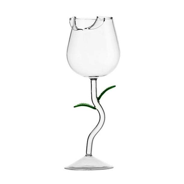 150ml/280ml Rose Shaped Wine Glass Red Wine Goblet Party Wine Cocktail Cup Walmart.ca