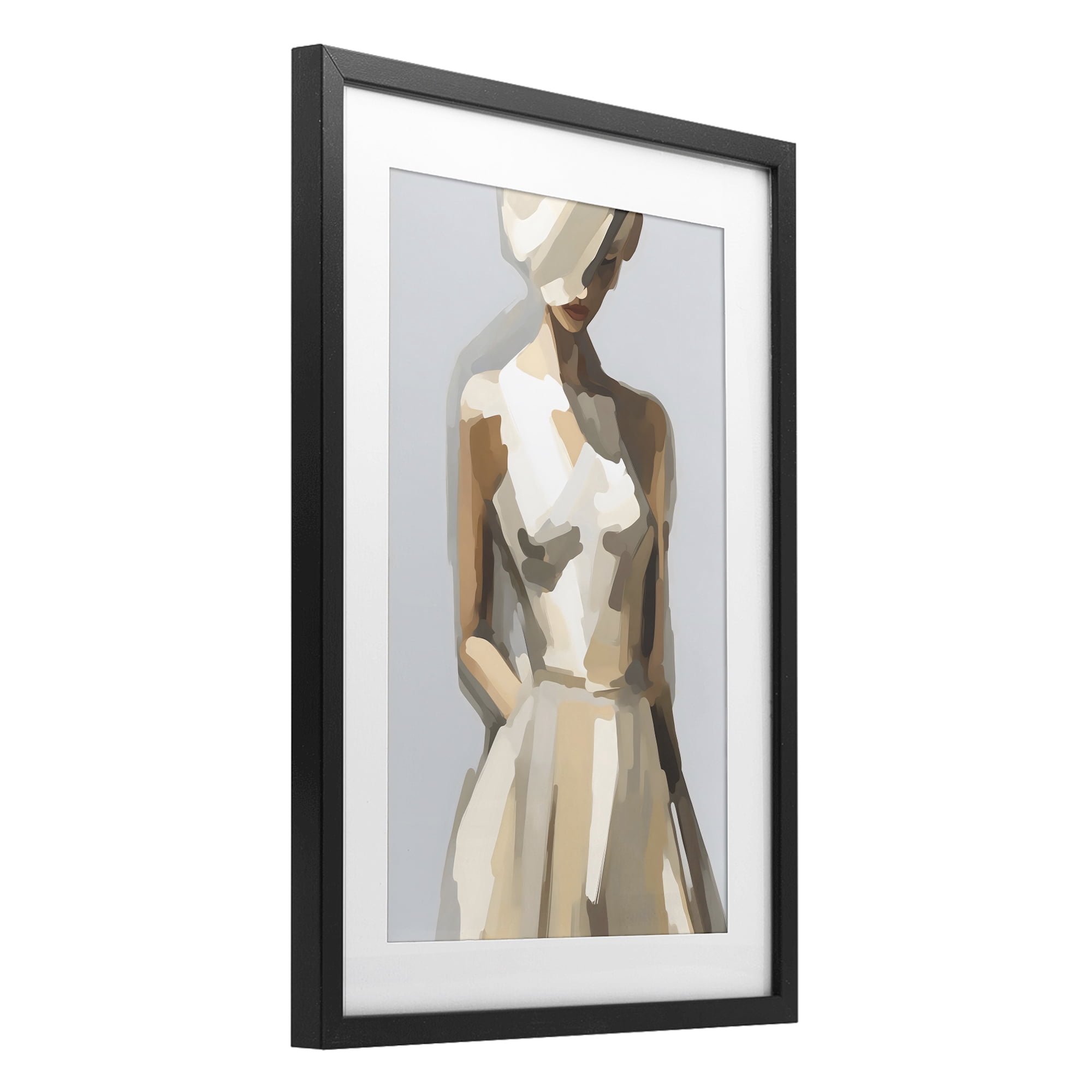 Stupell Industries Sophistication of the Muse Black Framed Print Under Glass, design by Creative Studio