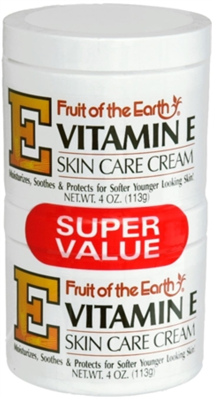 Fruit of the Earth Vitamin E Cream 8 oz (Pack of 2)