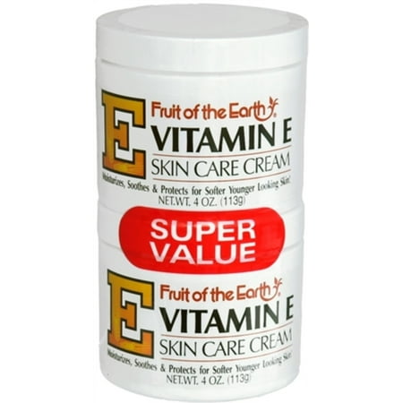 Fruit of the Earth Vitamin E Cream 8 oz (Pack of