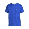 thumbnail image 4 of ClimateRight by Cuddl Duds Men's Woven Twill V-Neck Scrub Top, 4 of 5