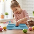 thumbnail image 3 of Tyidzon Silicone Egg Molds Easter Chocolate Molds Silicone for Vegan Deviled Eggs Chocolate Candy Pudding Soap Gift, Oven Safe Baking Cake Mold, 3 of 5
