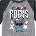 thumbnail image 3 of Lilo & Stitch - Freedom Rocks - Youth Raglan Graphic T-Shirt, 3 of 5