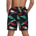thumbnail image 2 of Haiem Fishing Lure Mens Swim Trunks with Compression Liner 2 in 1 Swimming Shorts Stretch Swimwear Quick Dry,Board Shorts-Small, 2 of 9