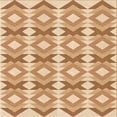 thumbnail image 1 of Ahgly Company Machine Washable Indoor Square Transitional Orange Area Rugs, 4' Square, 1 of 7