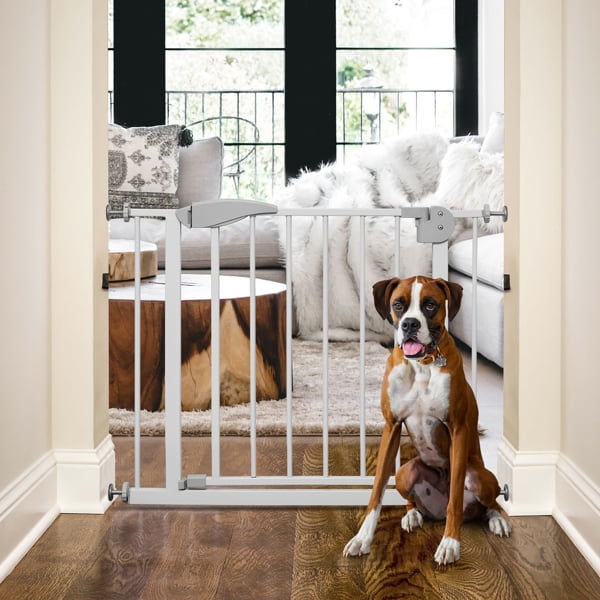 Pet Gate for Doorways Adjustable Width Free Standing Safety Gate