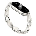 thumbnail image 4 of Correa Para Xiaomi Mi Band 8/9, Acero Inoxidable y Cuero, Resistente Al Agua, Unisex, 4 of 5