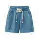 thumbnail image 1 of Odeerbi 2-14 Años Niños Niñas Entrenamiento de Verano Deportivo Pantalones Cortos de Algodón Casual Pantalones Cortos Con Bolsillo, 1 of 7