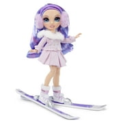 Rainbow High Winter Break Violet Willow Fashion Doll Playset with 2 Outfits and Winter Accessories