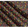 thumbnail image 3 of Soimoi Gray Cotton Voile Fabric Fruits & Vegetable Print Fabric by the Yard 42 Inch Wide, 3 of 7