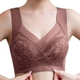 thumbnail image 1 of 2025 Women Full Cup Thin Compression Sports Plus Size Wireless Sports Plus SizeLaceBreast Sports High Support Cover Cup Large Size Sports Packs for Women Vest, 1 of 5