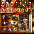thumbnail image 2 of Yyuenw Christmas Highland Cow Advent Calendar 2025, 24 Days of Christmas Advent Calendar Hanging Ornament, Xmas Tree Cartoon Cow Decorative Ornament, 2 of 9