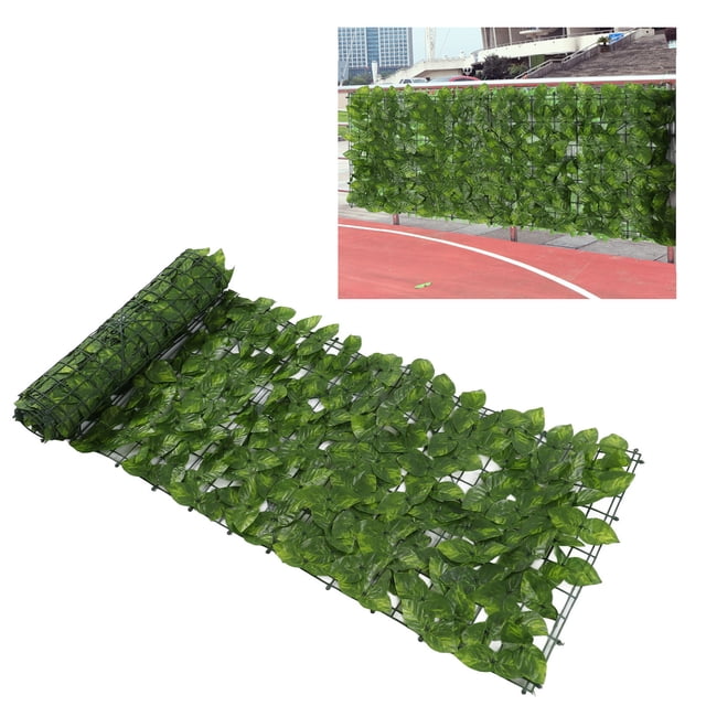 Faux Leaf Hedge, Fade Resistant, Prevent Leaves Falling Off, Perfect for Balcony Courtyard, UV Resistant