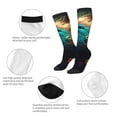 thumbnail image 3 of Logiee Colorful Flower Bird Print Gift Stocking Stuffers,Adult Stockings,Novelty Socks,Funny Socks Birthday Running Walking Sleeping, 3 of 6