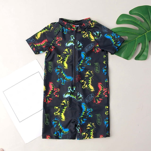 Toddler Boys Swimsuits Cartoon Bathing Suit Boy Rash Guard Boys Swim Suits 2-3 Years