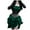 Green, variant on Dresses Women's Gothic Sleeveless A Line Dress High Low Design Gothic Dress Retro Style Solid Color Sleeveless Princess Dress
