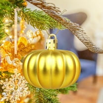 Antqov Pumpkin Hanging Ornaments, 12PCS Fall Mini Pumpkin Ball for Tree Thanksgiving Colorful Balls Pumpkin Hanging Decorations for Thanksgiving Christmas Harvests Party Tree Home Decor