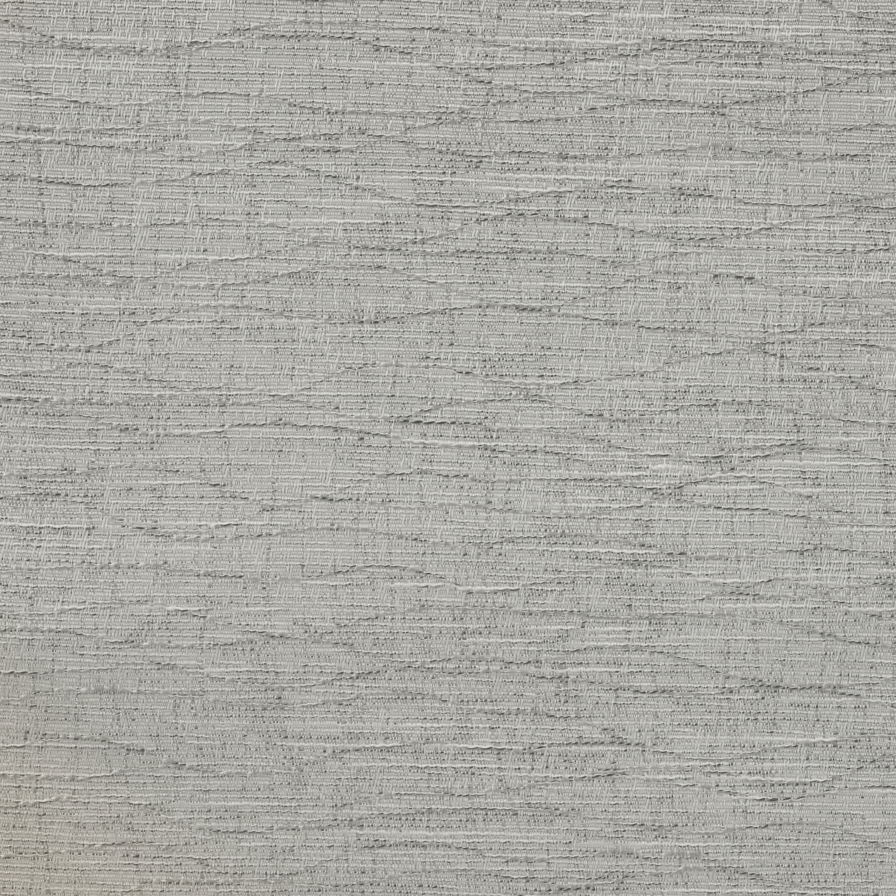 Davos Textered Jacquard Dual Header Curtain Panel 52" x 84" in Silver