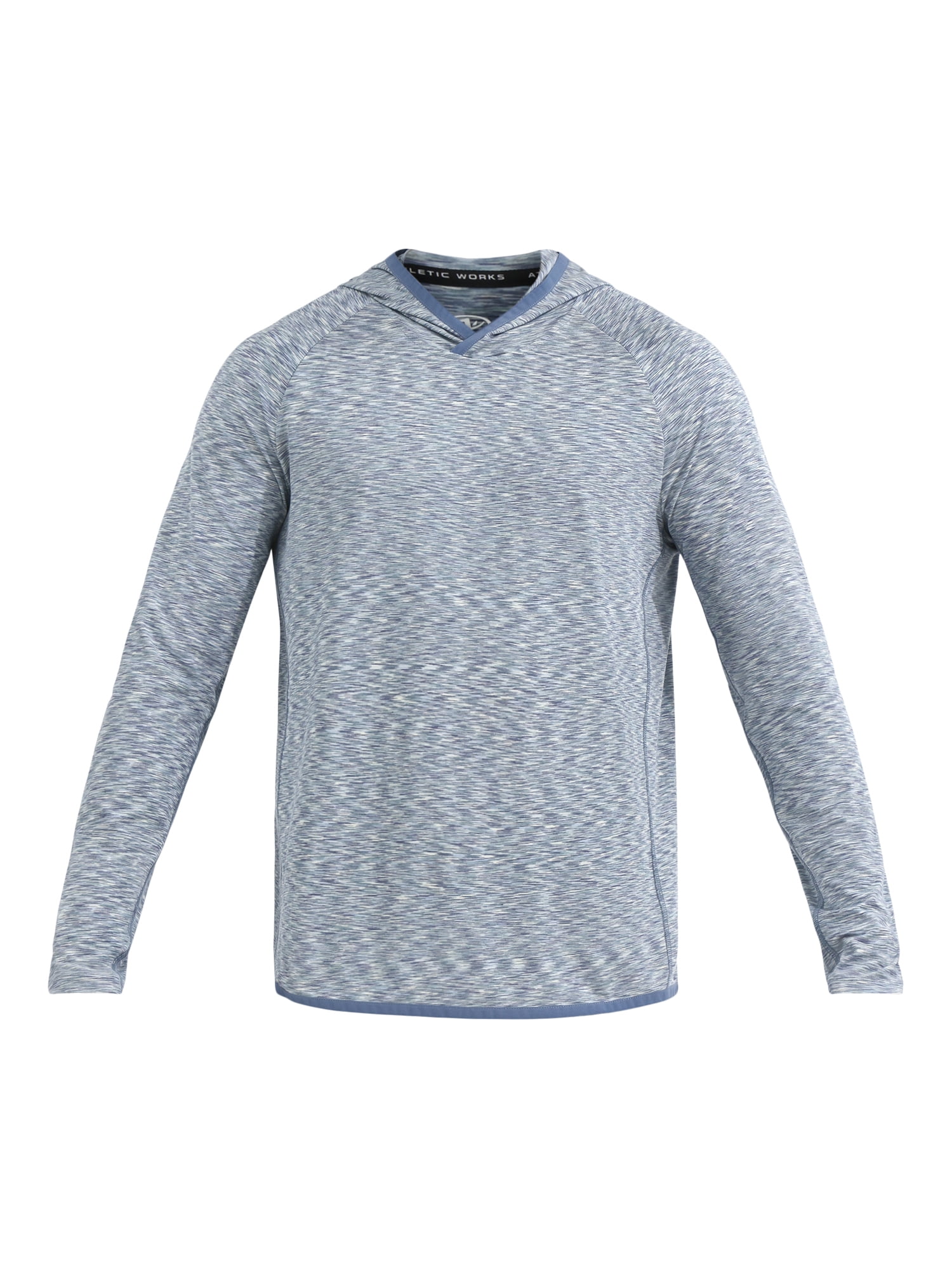 Athletic Works Men's & Big Men's Long Sleeve Space Dyed Hoodie, Sizes S-3XL