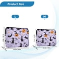 thumbnail image 4 of FORMRS 15-15.6 inch Laptop Sleeve Case Soft Carrying Quilted Computer Bag Cover, Purple Halloween Pumpkin, 4 of 7