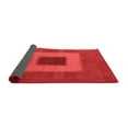 thumbnail image 2 of Ahgly Company Indoor Square Abstract Red Modern Area Rugs, 7' Square, 2 of 4